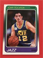 1988 Fleer John Stockton Rookie Card