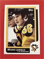 1986 Topps Mario Lemieux Card #122 2nd Year