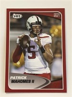 2017 HIT Patrick Mahomes Rookie RED Version SP