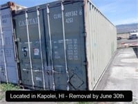LOT, 40' SHIPPING CONTAINER W/CONTENTS