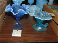 (2) Pieces of Fenton Glass