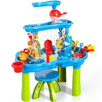Doloowee Sand and Water Table Toy for Kids, 3 Tier