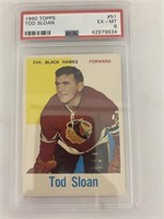 PSA Graded 1962 Parkhurst Hockey Card - Tod Sloan