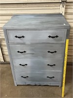 Vintage Blue Distressed Chest of Drawers