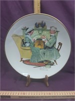Norman Rockwell Collector Plate 1973 Winter