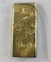 Kingstar golden dragon butane lighter