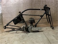 1929 BSA 350 single L29 deluxe motorcycle frame