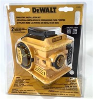 DeWalt Door Lock Installation Kit NIB