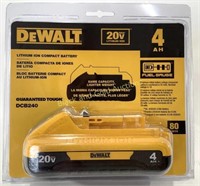 DeWalt 20v Lithium ION Compact Battery NIB