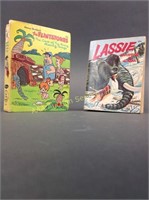 2 Big Little Books Lassie & The Flintstones