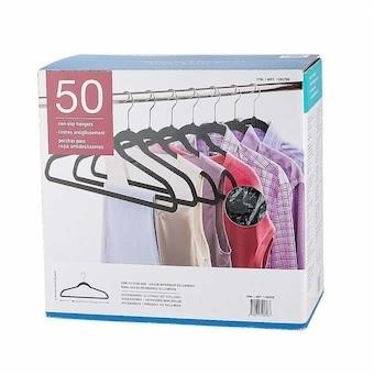 50 Non-Slip Hangers.