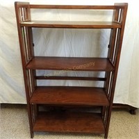 Folding Four Shelved Bookcase