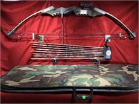 PSE Cobra Compound Bow with Arrows and Case and