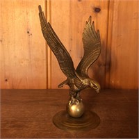 Decorative Brass Eagle Sculpture