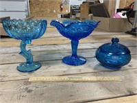 Imperial, Viking, and Other Blue Art Glass
