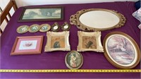 Vintage Framed Pictures & Mirrors