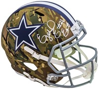 Ezekiel Elliott Autographed Cowboys Speed Helmet