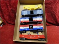 Lionel rolling stock train cars.