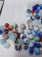 Lot of Various Marbles and Two Shooters