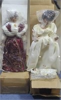 Avon porcelain dolls. NIB.