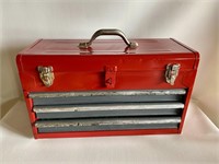 3 dr Tool Chest with Removable Tray 12 x 20 x 9