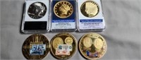 6 - Commemorative coins