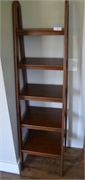 Five shelf "ladder" shelf
