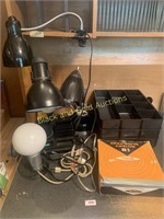 Desk lamps and other items