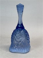 Vintage Fenton Collectible Glass Bell - Blue