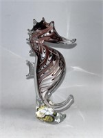 Cute! Art Glass Hand Blown Glass Seahorse
