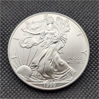 1999 Silver American Eagle $1 1 Oz.