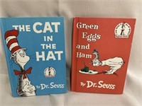 Dr. Seuss hardcover books including The Cat in
