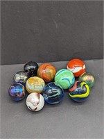 Larger Swirl Coulorful Marbles