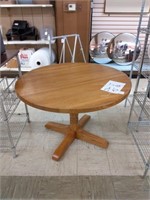 42" Round Wood Table