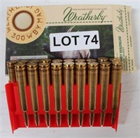 Weatherby 300 Mag Rifle Shells