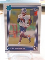Racey McMath 2021 Donruss Rookie Rated RC
