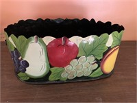 Fruit themed metal container made in India