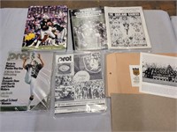 Vintage NFL Football Books and Magazines