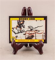 1991 SCORE Stanley Cup Hero Bobby Orr Auto Card
