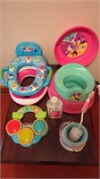 Assorted infant items