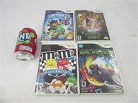 4 jeux pour Nintendo Wii dont M&M Kart Racing