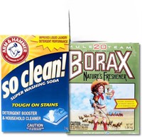 $60 Borax and Superwashing Soda