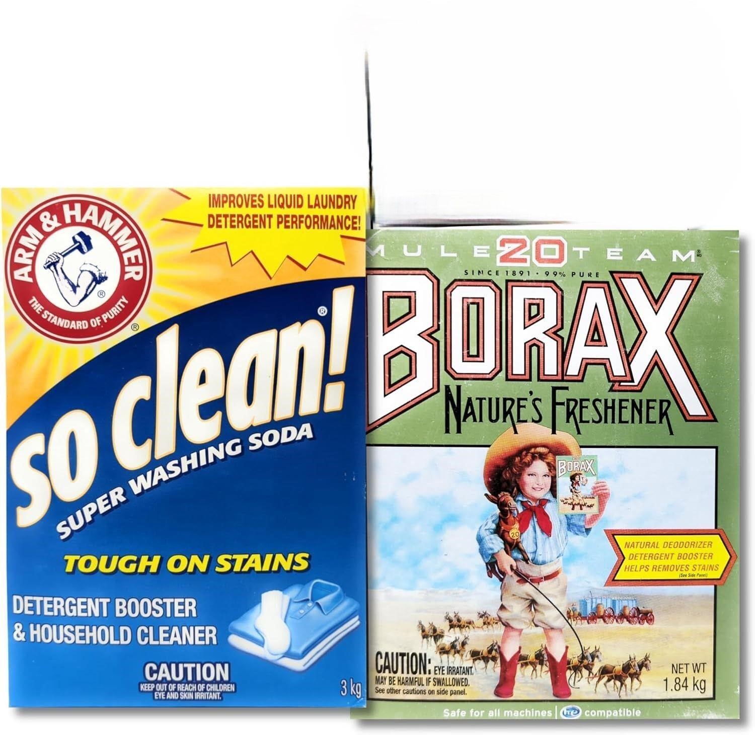 $60 Borax and Superwashing Soda