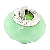 Persona Brand Mint Green Opaque Bead Charm