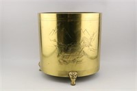 Chinese Brass Pot with Foo Dog Feet