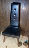 Vintage Black vinyl Chair