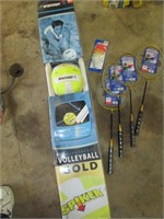 NEW volley ball and badminton set