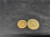 Gold Colored Coins