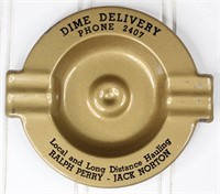 Dime Delivery Advert Ashtray