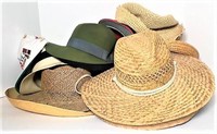 Assorted Straw Hats  & 1996 Atlanta